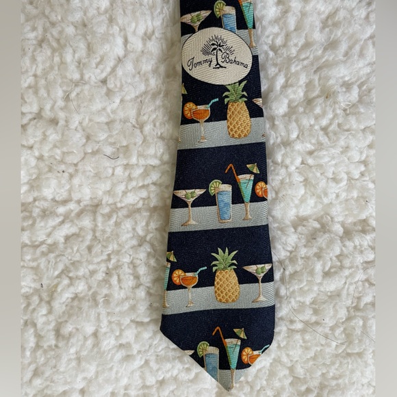 Steven Harris Beer Mug & Tommy Bahama Tropical Cocktail Drink Tie Set - Picture 6 of 6